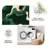 Emerald Green Contour Wave carpet-easy to clean, machine-washable, soft and comfortable; suitable for door mats, kitchens, living rooms, bedrooms, corridors, and laundry areas. Easy to clean, durable carpet for home decoration.-1145536758