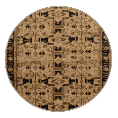 Machine Washable French Brown Area Rug