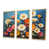 Toile naturelle avec cadre flottant
