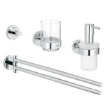Essentials 4 Piece Bathroom Hardware Set