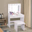 Ensemble de coiffeuse avec miroir lumineux et tabouret 31,5 "Addeline