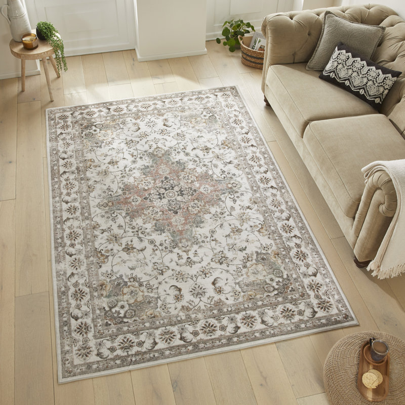 Keira Oriental Machine Printed Area Rug, Rectangle 160 x 230 cm