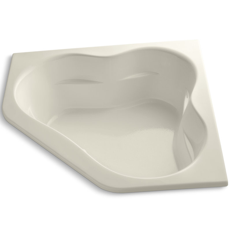 Tercet 60" x 60" Soaking Bathtub, Almond