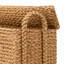 Panier de rangement décoratif et fonctionnel tissé à la main Cole et Grey Seagrass avec poignées tressées