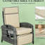 Méridienne inclinable, Fauteuil inclinable d'extérieur