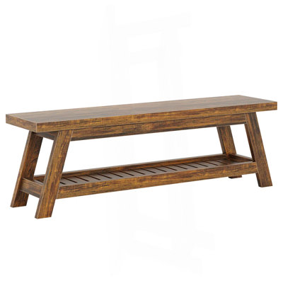 2-Tier Entryway Bench,Storage Side Table,Foyer Seating Bench,Entryway Table