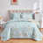 Motif floral turquoise sélectionné