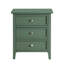 Table de chevet 3 tiroirs Luca - Vert antique-848872550