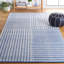 Tapis rayé en laine et coton tissé à la main Karpeta -1951144092