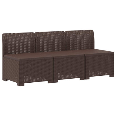 165 cm W Patio Sofa
