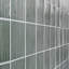 Nabi Subway 4.5x9 Fluted Ridged Crackled Glossy Glass Tile-358377049