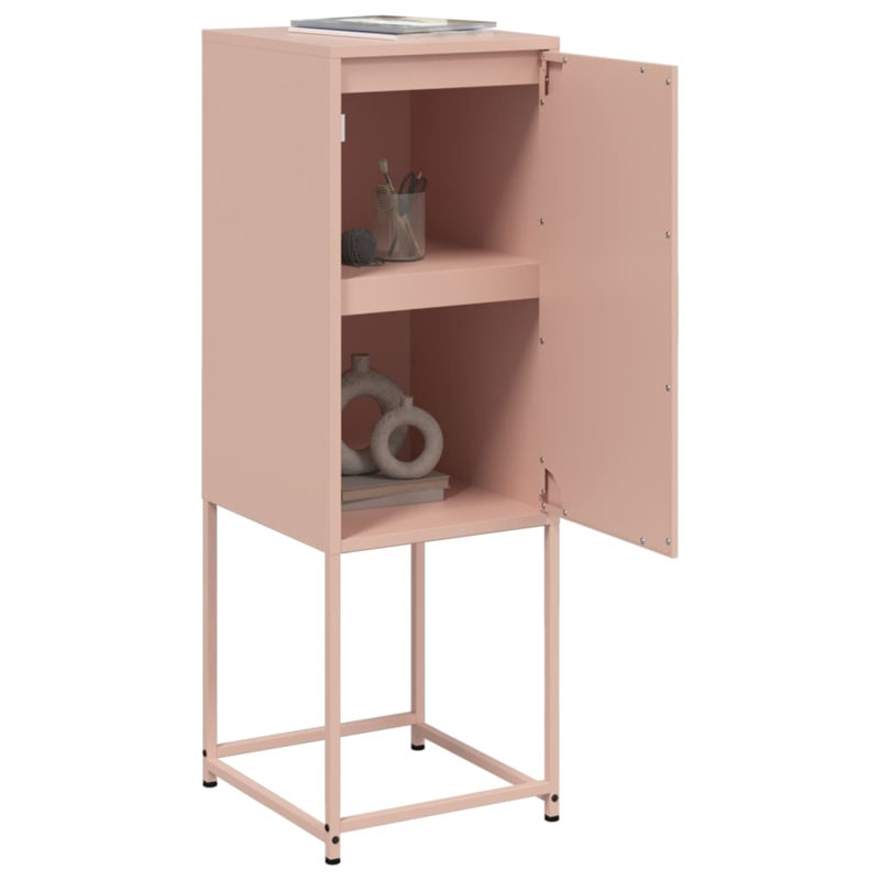 107cm H x 36cm W Standard Bookcase, Antique pink and pink