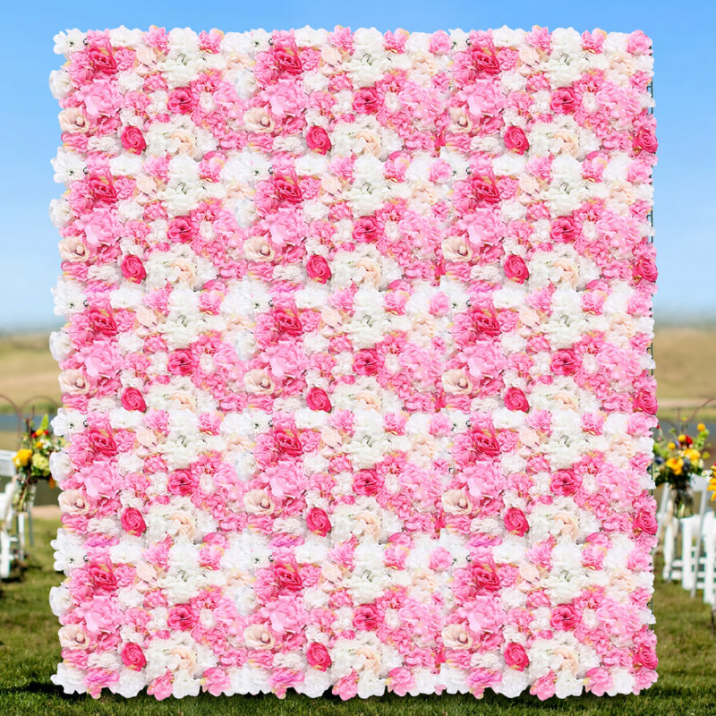 Panneau mural fleur en soie artificielle