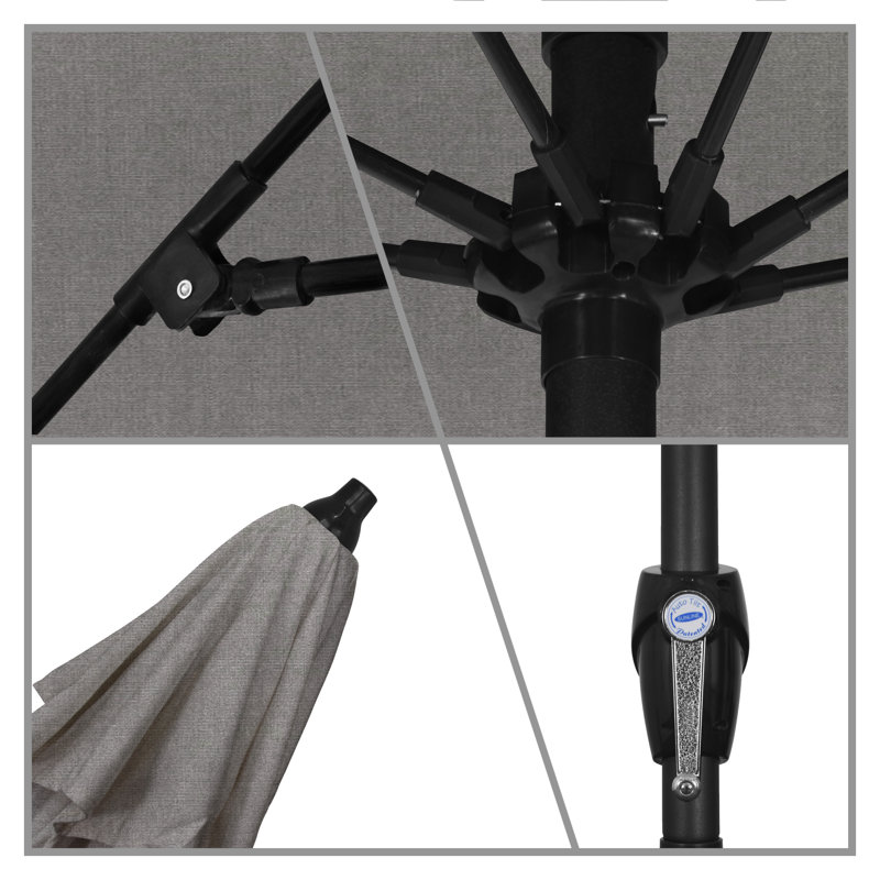Simons 90'' Market Umbrella, Taupe- Pacifica