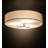 Demille Fabric Semi Flush Mount