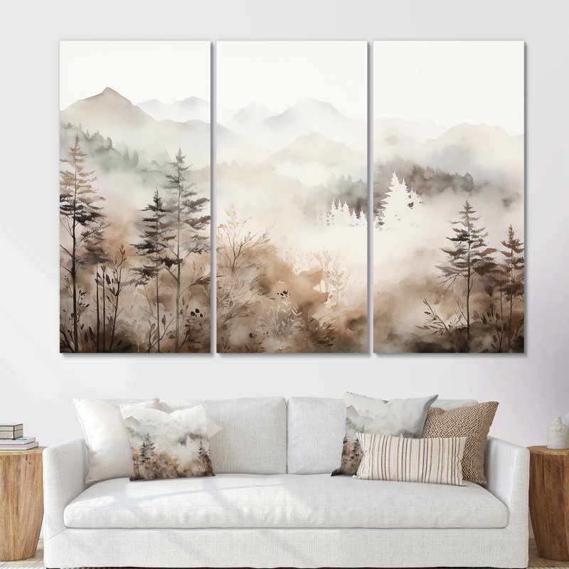 Ensemble de salon Nature S Harmony Serenity, Toile tendue, H 32 po x l 48 po x P 1 po