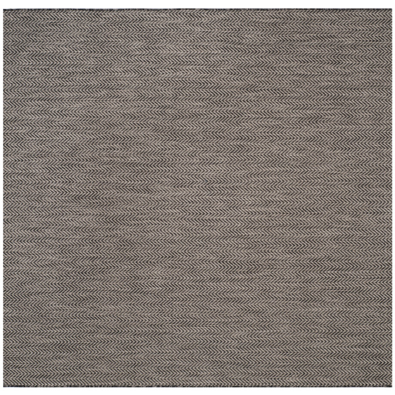 Tapis intérieur / extérieur beige Arneshia, Carré 4 pi, Beige