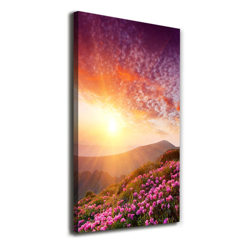 Spring in the Mountains 1 Piece Wrapped Canvas Wall Art