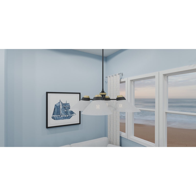 Artiola 4-Light Matte Black Pendant Light