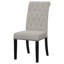 Chaise d'appoint de salle à manger rembourrée en tissu Modern Madi (ensemble de 2)-478128320