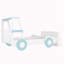 Lit voiture simple avec tablettes de rangement-97530313