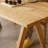 Burlywood Rectangular Solid Wood Dining Table-1725698743