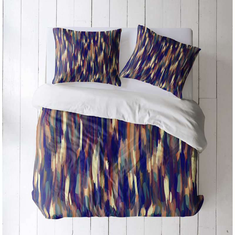 Abstract Duvet Cover, King Duvet Cover + 2 King Shams