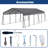 13 ×26.5 Ft Heavy Duty Carport,Galvanized Steel Patio Gazebo