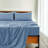 Lux Decor 4-Piece Ultra Soft Microfiber Sheet Set Deep Pocket Fitted Sheet, Wrinkle-Resistant & Easy Care Bedding-960111318-960111337