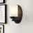 1-E26 Light Bulb 4.33inch Wall Sconces with Glass Shade-1960780487