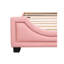 Lit plateforme simple touffeté Kallel-1940744166
