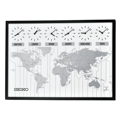 QXA538KLH Wall Clock, Black
