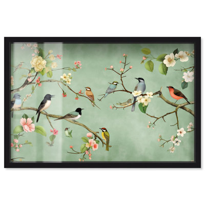 «Restful View Shadowbox Print Vintage Art» par Art Remedy