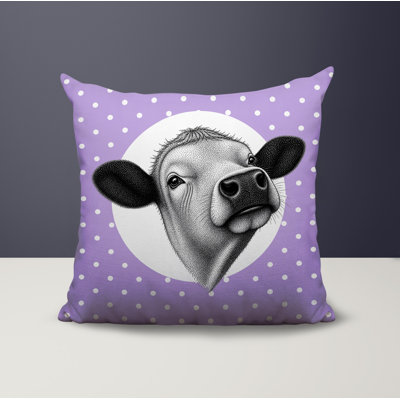 Cow Indoor/Outdoor Reversible Pillow