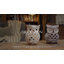 Lanterne à bougie pour table Owl