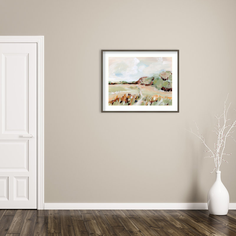 Chanda Autumn Breeze Framed on Paper by Katrina Pete Print, Gray, 33" H x 41" W x 1" D