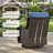 Patio Furniture Set 5 Pieces, Outdoor Wicker Furniture with Swivel Chairs and Ottomans, Modern Rattan Patio Chairs Conversation Sets for Garden, Terrace, Porch, Balconies, Lawns-651017285-651017306