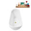 Baignoire autoportante 55 po blanc brillant avec drain interne Streamline