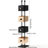 Casual Colorful Metal Box Bookshelf With 4 Vertical Cube Shelves, Closed Back, 90 Angle For Wall Corner Placement, Small Space Occupancy, Multi - Functional Primary Living Area Saving, Purpose In-122505492