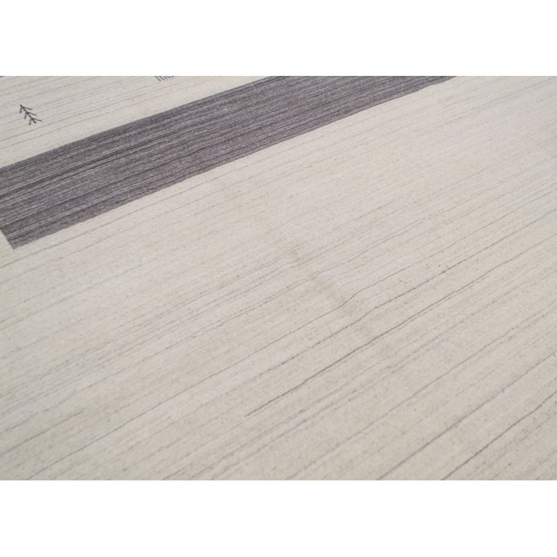 Wool Area Rug in Beige