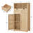 Millwood Pines Large Accent Storage Cabinet,Bathroom Cabinet With 2 Adjustable Drawers & 2 Shelf-394581285