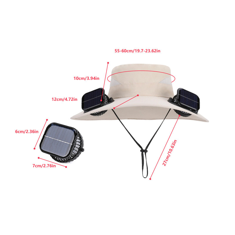 Casque de protection solaire Kondieu, E