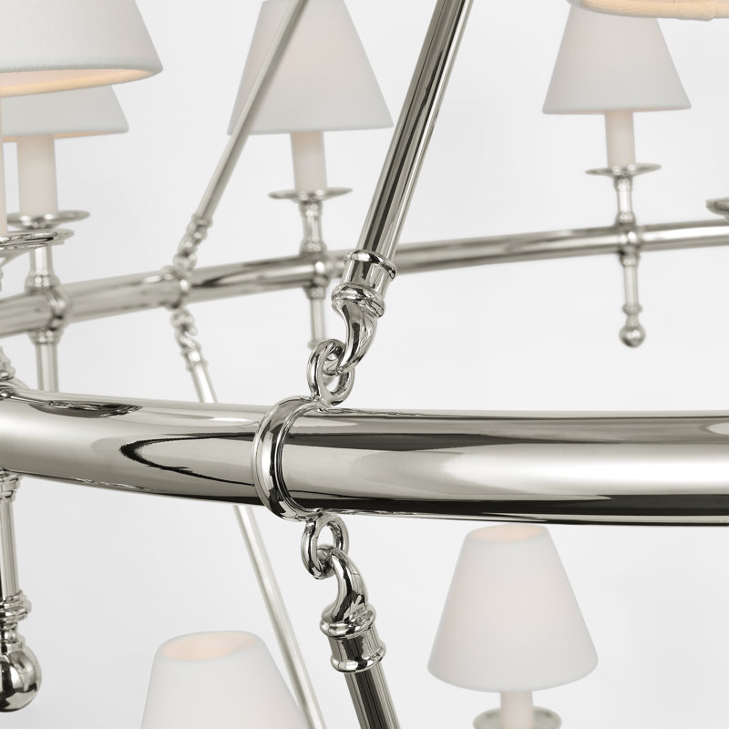 Classic 20 - Light Chandelier, Polished Nickel