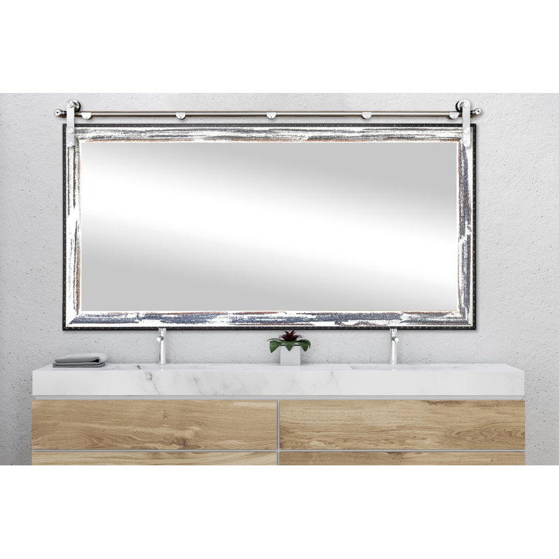 Neace Wood Flat Mirror, 30.5" x 61.5"