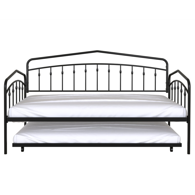Fox Daybed With Trundle, Black