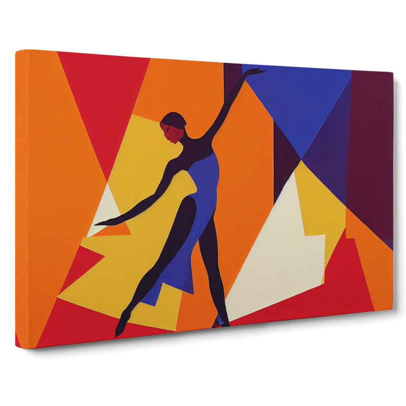 Abstract Woman Dancer Vol.1 - Wrapped Canvas, 50cm H x 76cm W x 3cm D