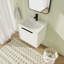Meuble-lavabo simple 23,87 po avec plateau en céramique Northglenn