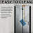 34-35.9 in. W x 72 in. H Frameless Bi-fold Shower Doors with Clear SGCC Tempered Glass-105844313