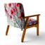Geidel - Fleurs abstraites - Fauteuil d'appoint rembourré traditionnel-1459229817-1503986175