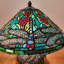 Lampe de table libellule Tiffany
